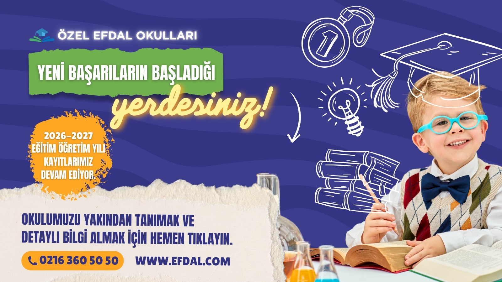 2026-2027 eğitim yılı kayıtlarımız devam ediyor